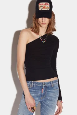 Camping Crew One Shoulder Top