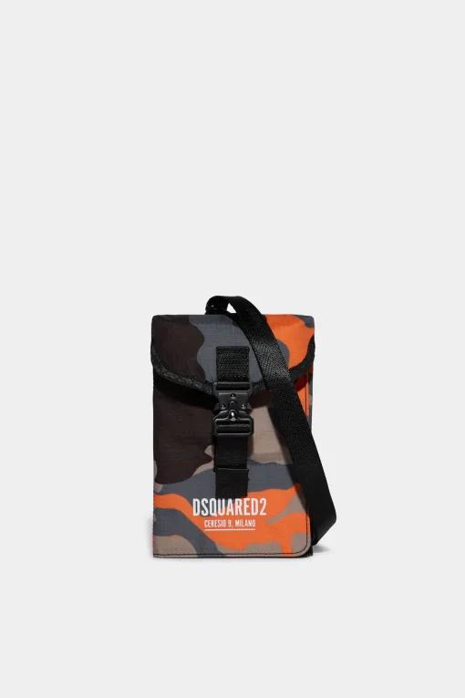 Ceresio 9 Camo Travel Neck Wallet