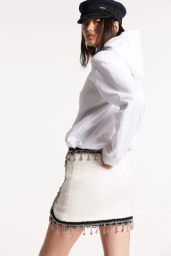 24 Chic Boucle Mini Skirt