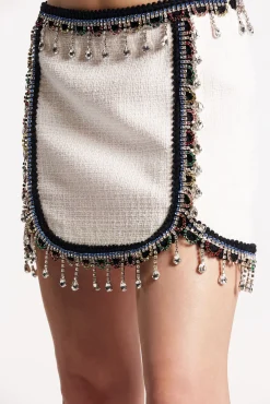 24 Chic Boucle Mini Skirt