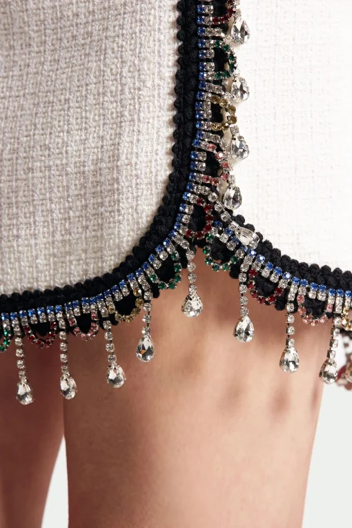 24 Chic Boucle Mini Skirt