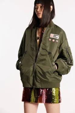 Classic Oversized Bomber Jacket