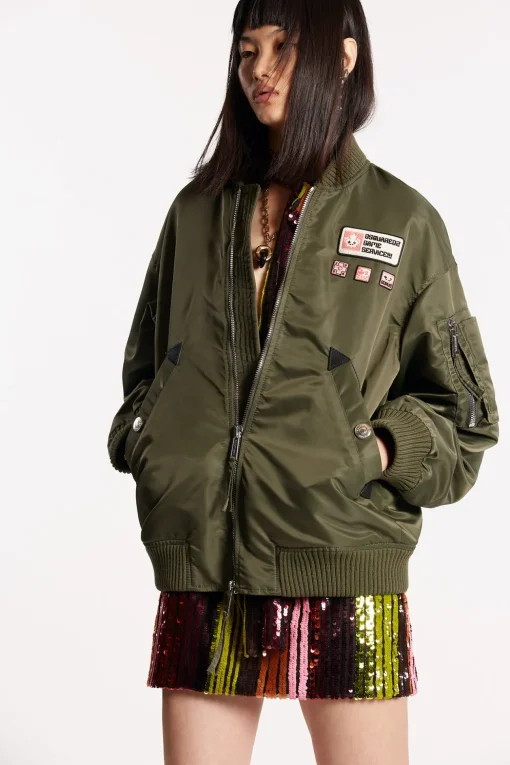 Classic Oversized Bomber Jacket