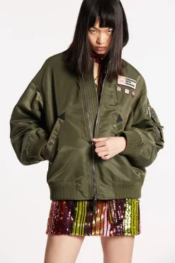 Classic Oversized Bomber Jacket