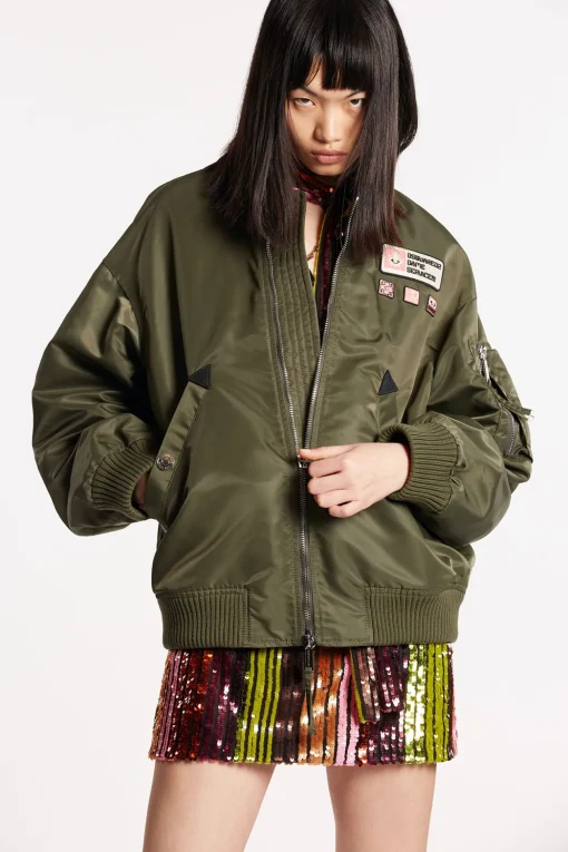Classic Oversized Bomber Jacket
