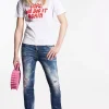 Cloudy Wash Cool Girl Jeans