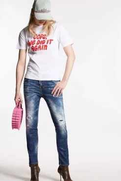Cloudy Wash Cool Girl Jeans