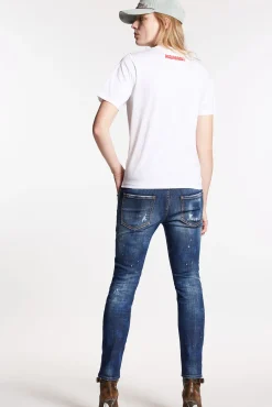 Cloudy Wash Cool Girl Jeans