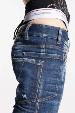 Cloudy Wash Super Low Waist Sharpei Jeans