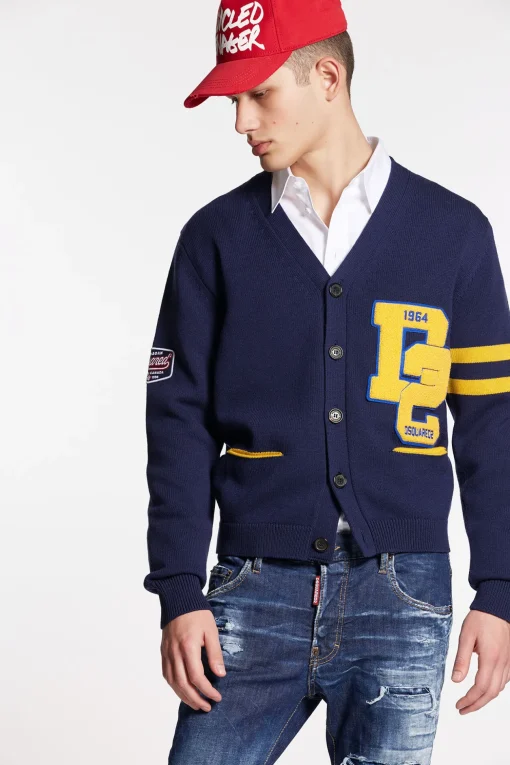 College Shetland Cardigan Knit