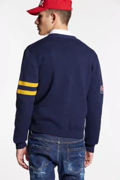 College Shetland Cardigan Knit