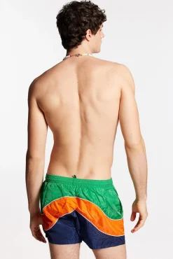Color Block Boxer Midi