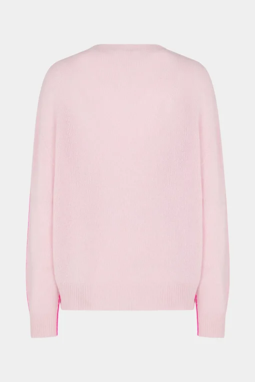 Contrast Color Crewneck Knit