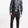 Corset Skinny Techno Pants