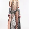 Crystal Cage Gown Dress