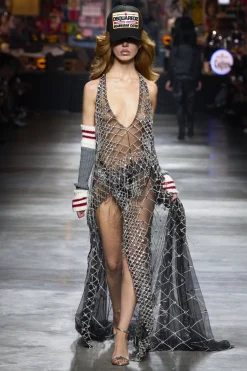 Crystal Cage Gown Dress