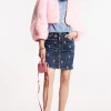 Crystal Flies Wash Mini Skirt