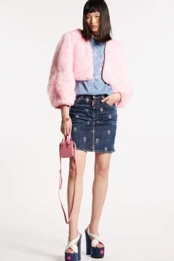 Crystal Flies Wash Mini Skirt