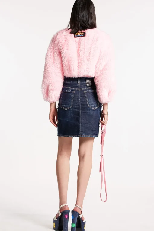 Crystal Flies Wash Mini Skirt