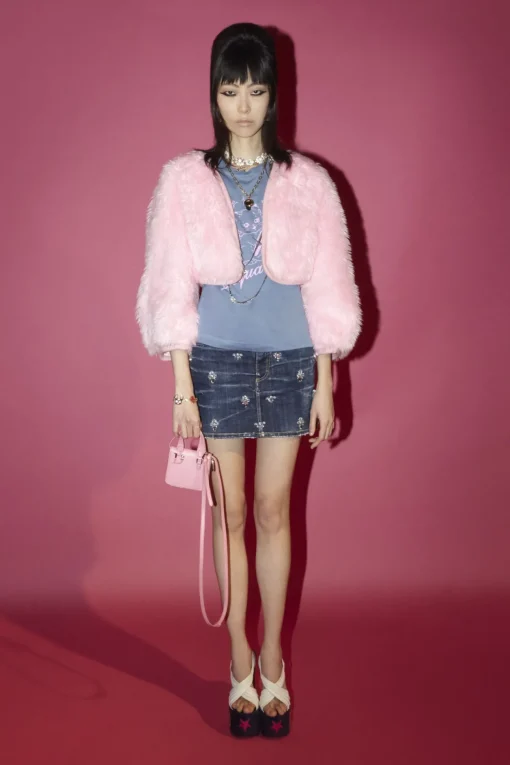 Crystal Flies Wash Mini Skirt