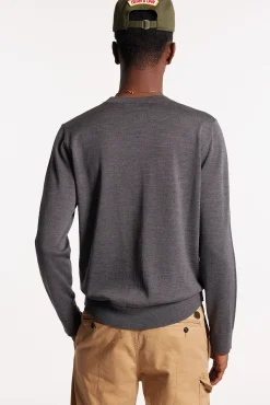D2 Leaf Crewneck Knit