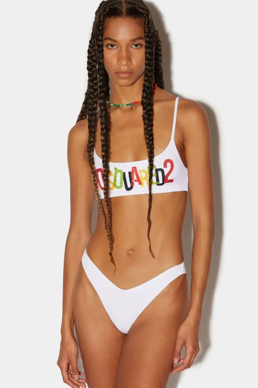 D2 Lettering Bandeau Top