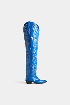 D2 Over-The-Knee Cowboy Boots