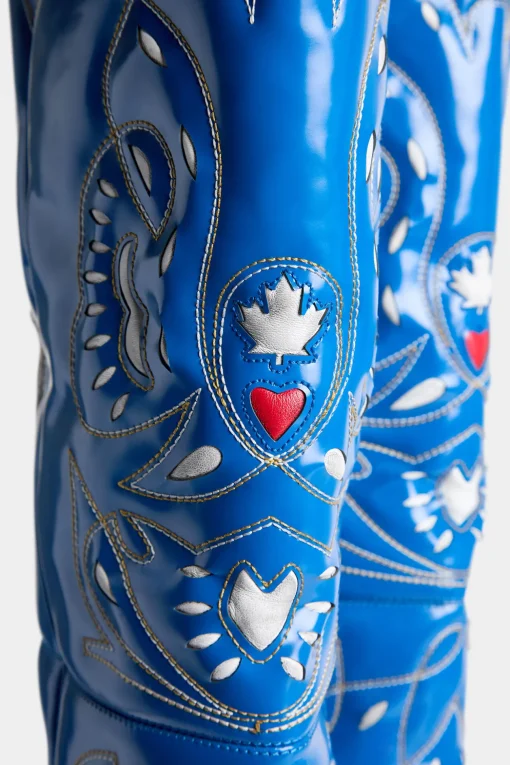 D2 Over-The-Knee Cowboy Boots