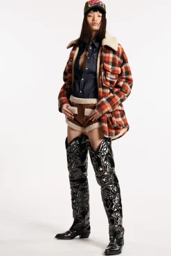 D2 Over-The-Knee Cowboy Boots