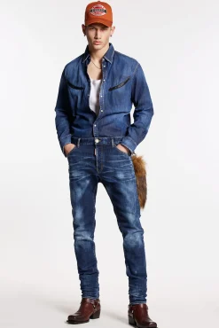 Dark Clean Wash Cool Guy Jeans