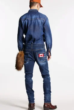 Dark Clean Wash Cool Guy Jeans