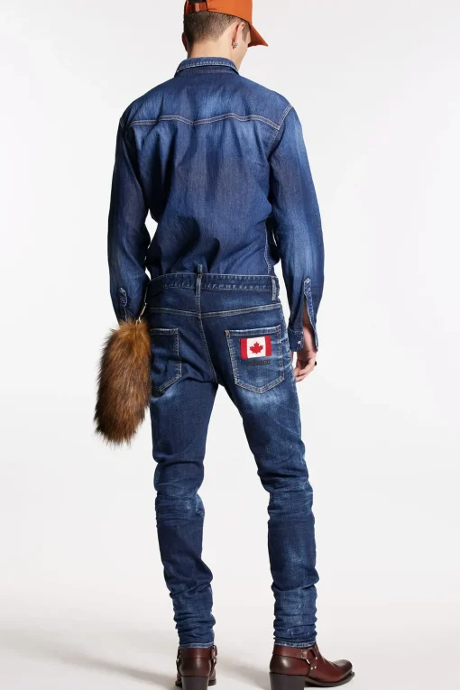 Dark Clean Wash Cool Guy Jeans
