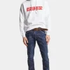 Dark Clean Wash Skater Jeans
