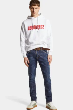 Dark Clean Wash Skater Jeans