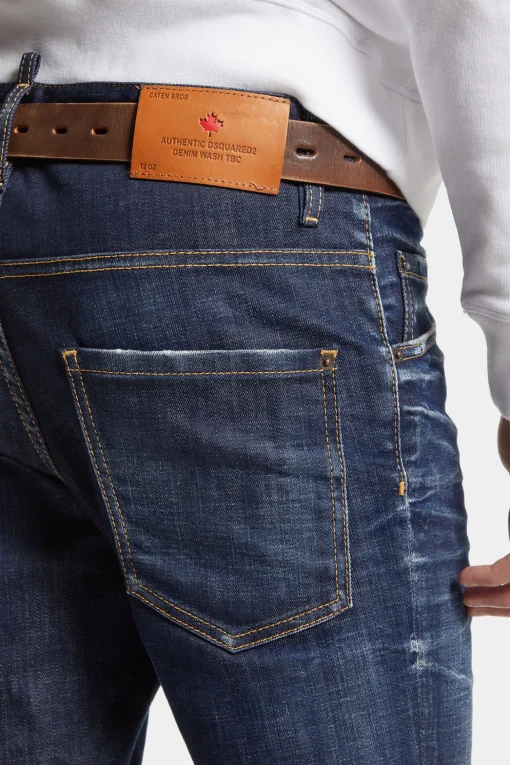Dark Clean Wash Skater Jeans