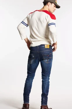 Dark Easy Wash Skater Jeans