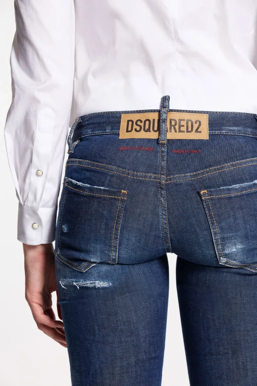 Dark Ripped Wash Jennifer Jeans