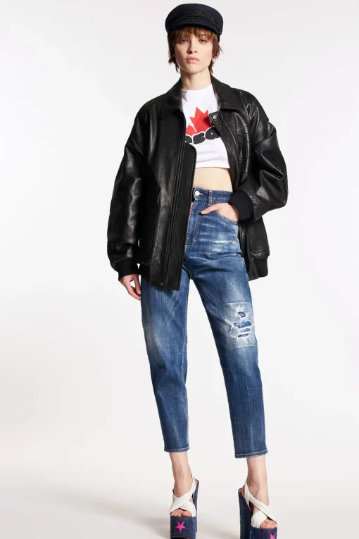 Dark Ripped Wash Sasoon Jeans