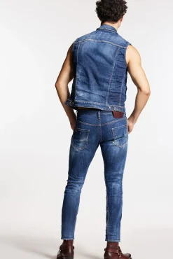 Dark Ripped Wash Sexy Twist Jeans