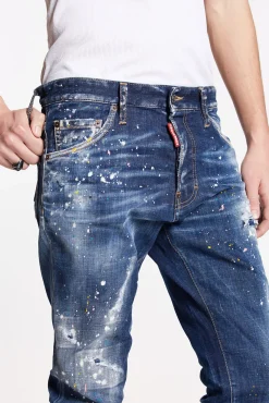 Dark Spotted Wash Cool Guy Jeans