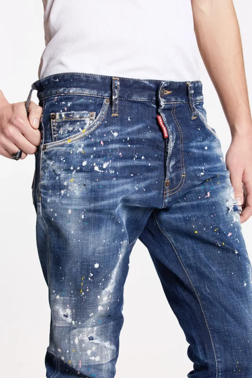 Dark Spotted Wash Cool Guy Jeans