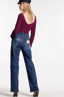 Dark Spotted Wash San Diego Jeans