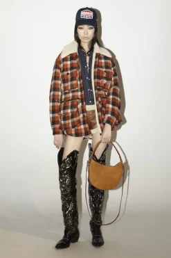 Dark Wash Boxy Western Shirt