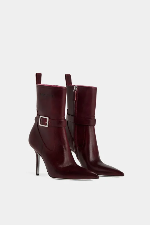 Distressed Ankle Boots