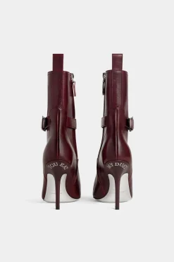 Distressed Ankle Boots