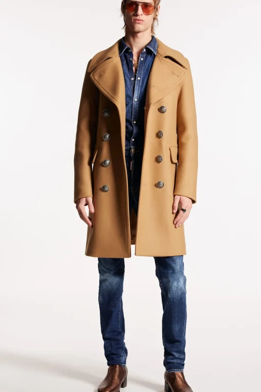 Double-Breasted Peacoat