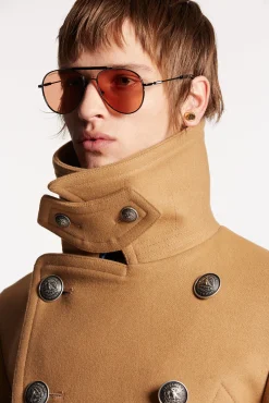 Double-Breasted Peacoat
