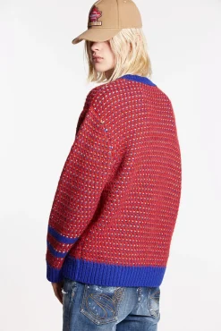Dsq2 Jacquard Piquet Knit