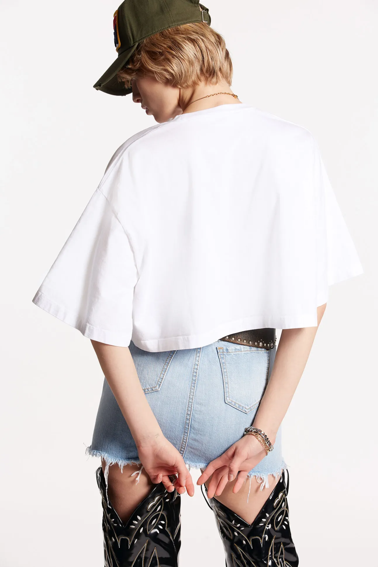 Dsq2 Oversize Cropped T-Shirt