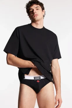 Dsquared2 Leaf Round Neck T-Shirt